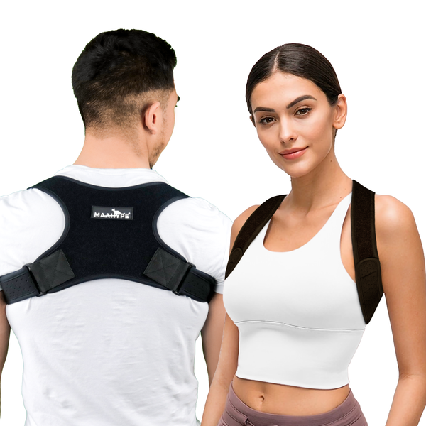 Rugbrace - Rug Corrector - Postuur Corrector - Houding Corrector - Houding Correctie - Vrouw en Man - DOUBLE