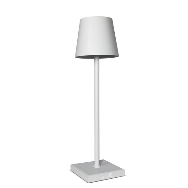 Tafellamp draadloos LED - Binnen/buiten - Oplaadbaar en Dimbaar - 38cm - wit